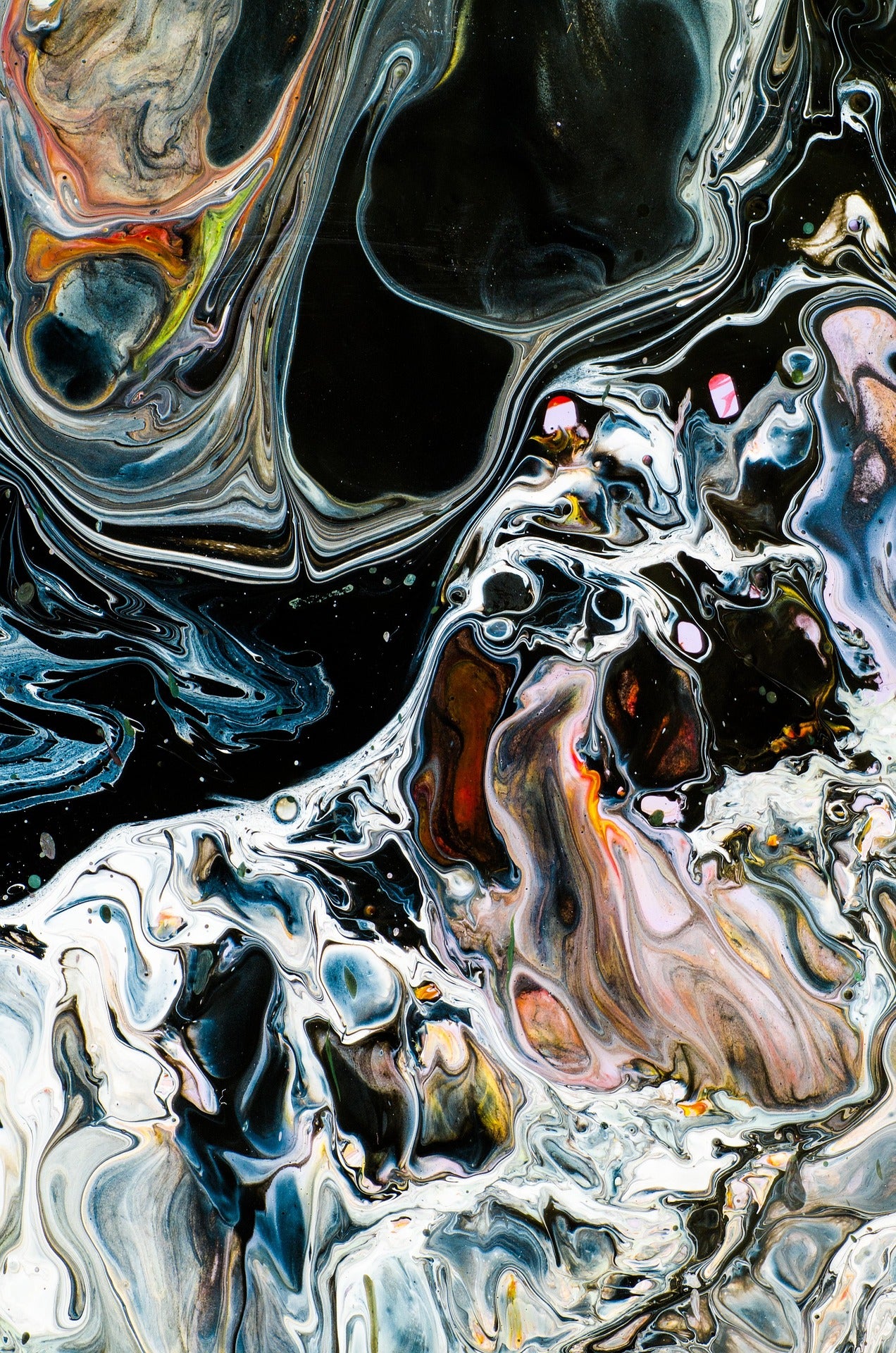 Abstract Acrylic Painting