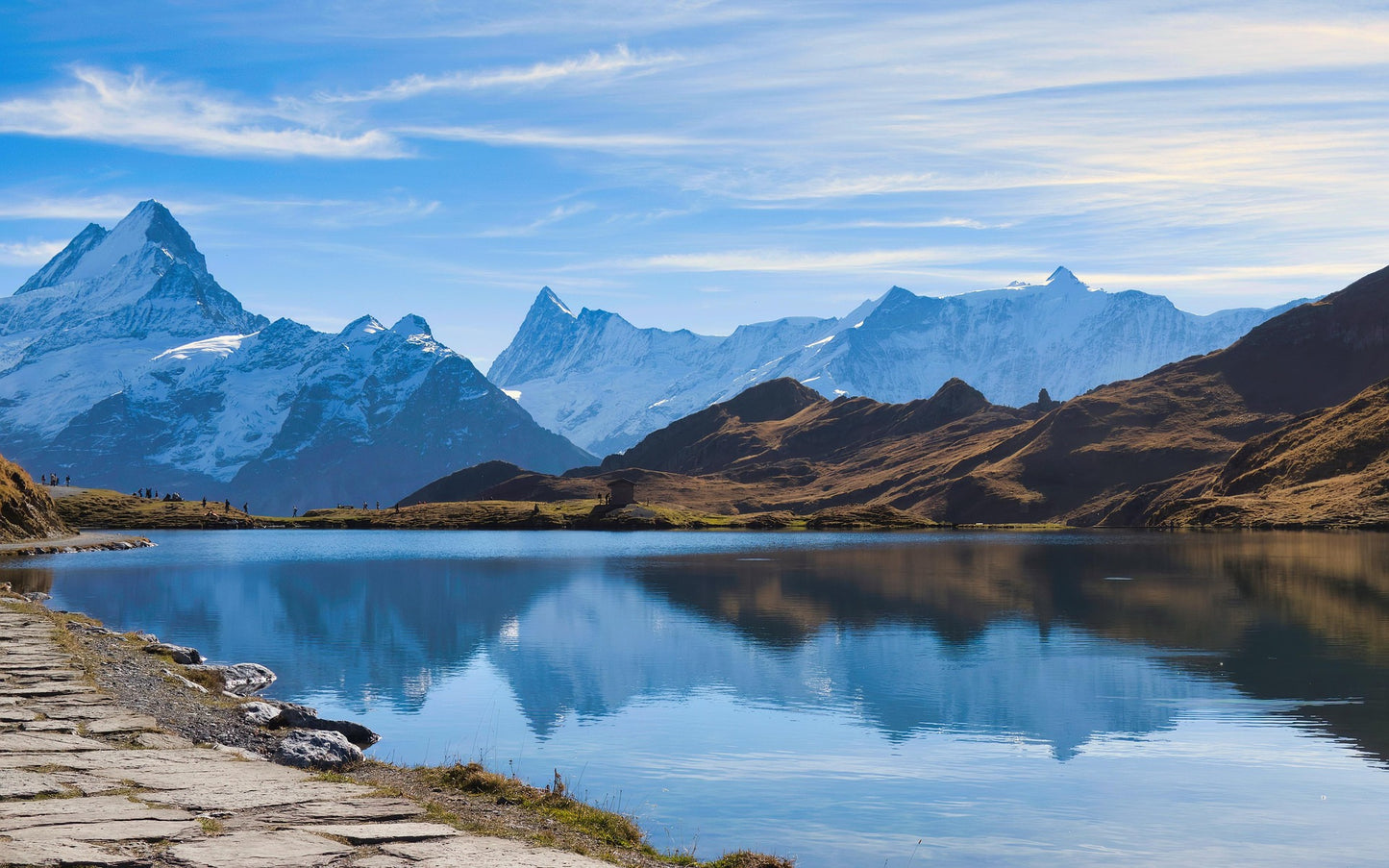 Bachalpsee Lake Mountains